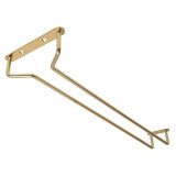 Brass glass rack for mounting 40 cm, 2-pack