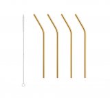 Peak Straw 4-pack incl. cleaning brush