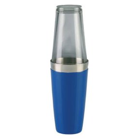 Bostonshaker blå med shakerglas