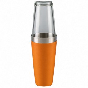 Bostonshaker orange med shakerglas