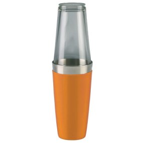 Bostonshaker orange med shakerglas