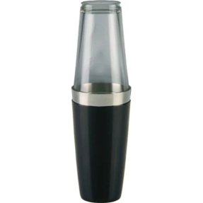 Bostonshaker svart med shakerglas