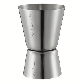 Mätglas rostfritt vändbart 2-4 cl