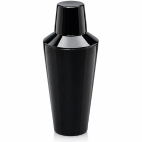 Tredelad cocktailshaker plast, svart