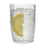 Drinkglas Crystal Effect i plast 3-pack