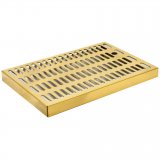 Drip tray brass plated
