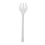 Finger food fork plastic 10 cm glass clear 50-pack