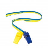 Whistles blue/yellow 2-pack