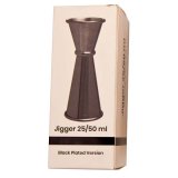 Jigger V-Shape Japanese style 2,5 - 5 cl Gunmetal black