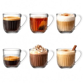 La Rochère Ouessant kaffeglas med öra 27 cl – 6-pack
