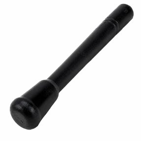 Muddler rund topp 22 cm svart