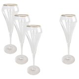 Open Up Champagneglas 20 cl med guldkant 4-pack Chef & Sommelier