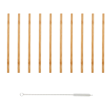 Bamboo straw Nature 10-pack 20 cm Dorre