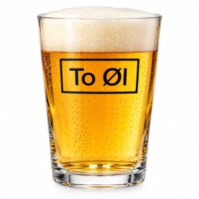 To Øl Bodega ölglas 40 cl