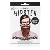 Puhallettava parta ja Hipster-lasit