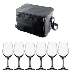 Expert Vinprovarset med 6 glas & väska