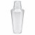 Tredelad cocktailshaker plast, transparent