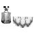 Adagio Set - 6 glas & 1 whiskykaraff (82 cl)