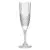 Champagneglas Crystal Effect i skuren plast 4 st