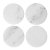 Runda glasunderlägg marmor 10 cm 4 st Stiernholm