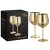 Guldglas vinglas - Cocktailglas i guld 50 cl 2-pack