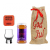 Julpresentpack med whiskyglas, marmelad & pastiller