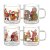 Glöggmugg Santa tomtefamilj 4-pack 16 cl Dorre