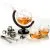 Whiskeykaraff Globe 85 cl med 2 glas och 8 whiskeystenar