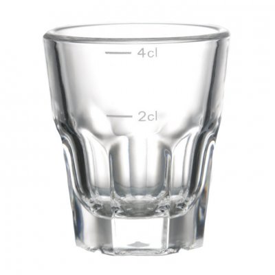 Granity shotglas i plast 2 - 4 cl