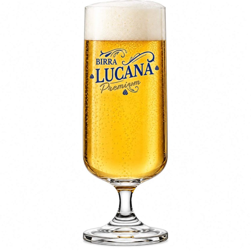 Zoom bild av Birra Lucana ölglas 40 cl