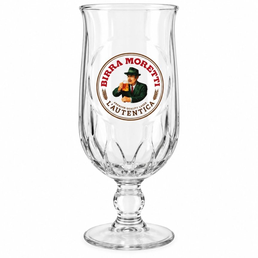 Zoom bild av Birra Moretti ölglas 40 cl