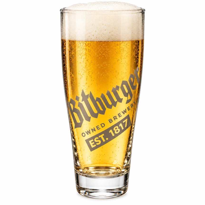 Zoom bild av Bitburger ölglas 50 cl