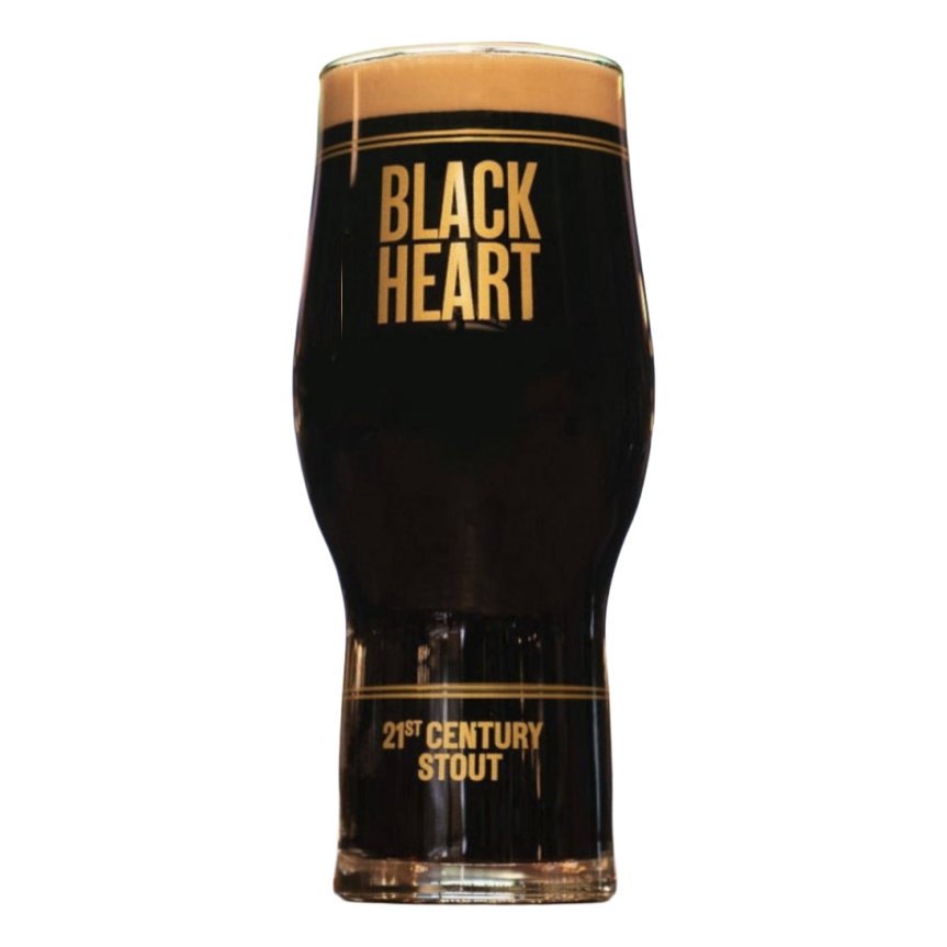 Brewdog Black Heart ölglas 1 pint