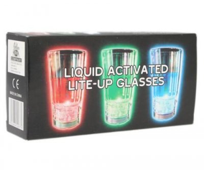 Blinkande shotglas
