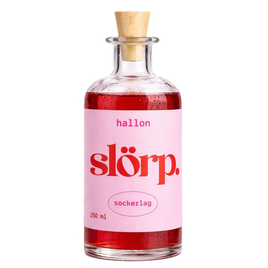 Slörp Sockerlag Hallon 25 cl