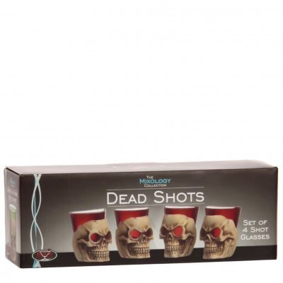 Deadshot shot glass 4-pack