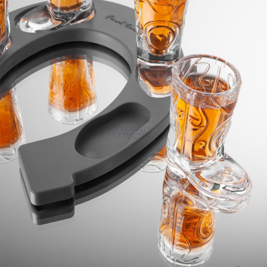 Zoom bild av Vilda västern shotglas-set 3 cl