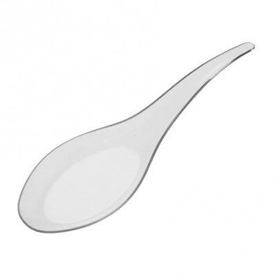Finger food Spoon Asia plastic 12 cm glass clear 50-pack