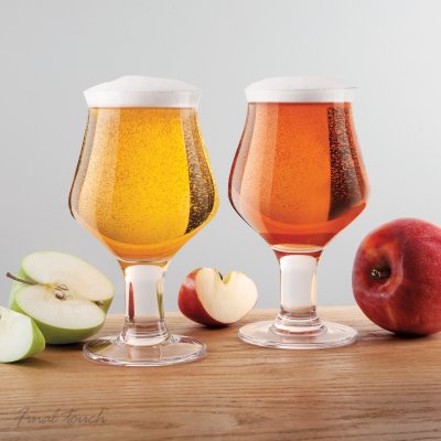 Final Touch cider glass 2-pack