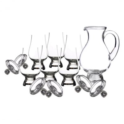 Glencairn pack with 6 glasses 6 lids and 1 carafe