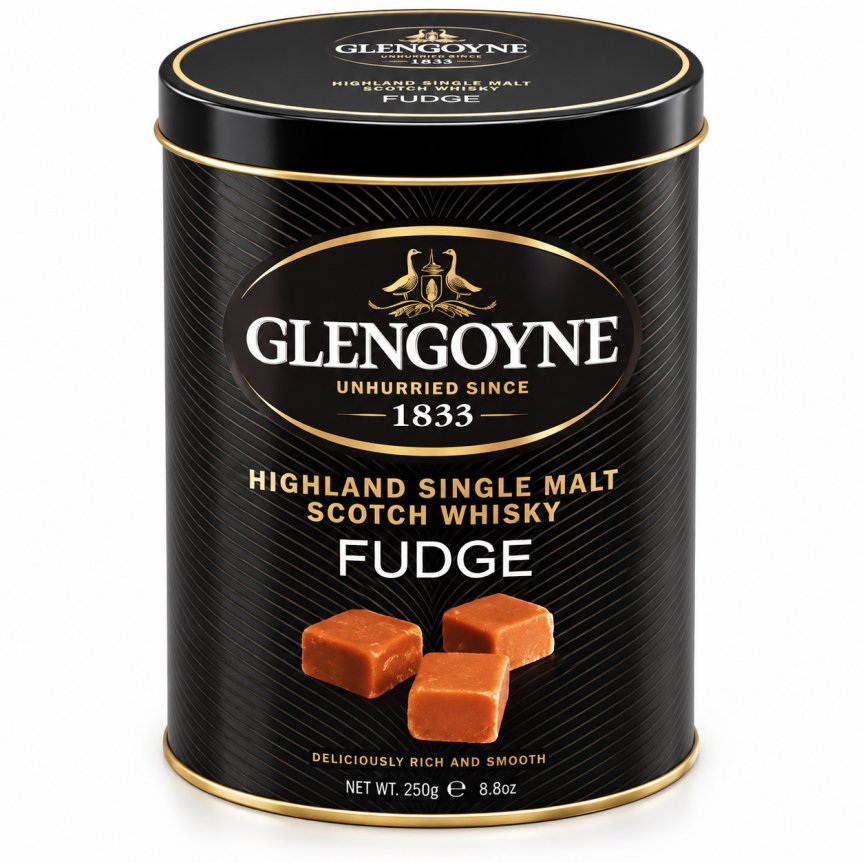 Zoom bild av Glengoyne whisky fudge