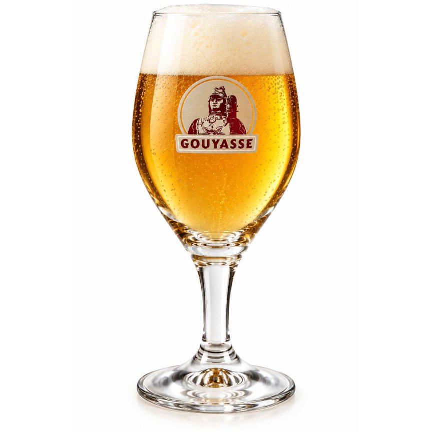 Zoom bild av Gouyasse ölglas