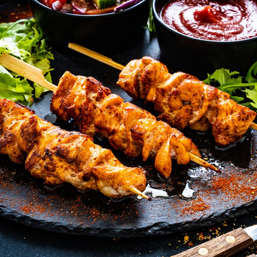 Grillspett av bambu 50-pack