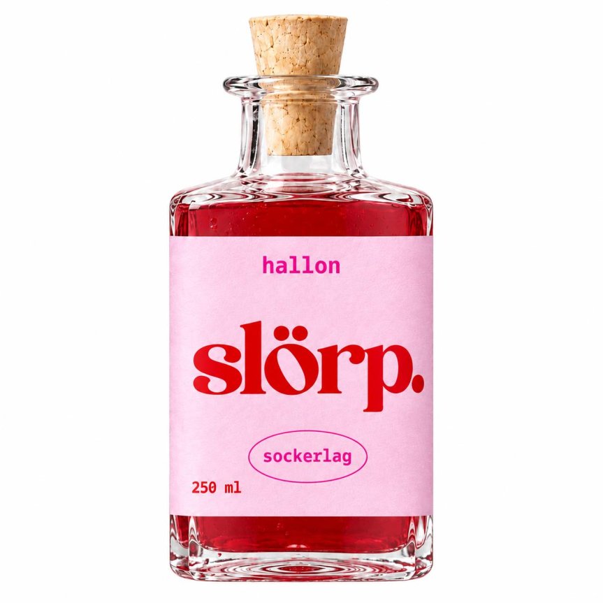 Zoom bild av Slörp Sockerlag Hallon 25 cl