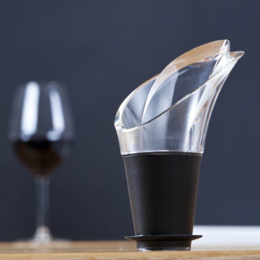 Zoom bild av Hällpip Wine Server svart 2 pack