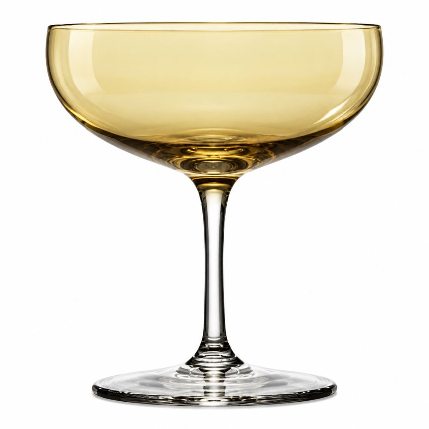 Zoom bild av Magnor Happy Champagneglas Gul Coupe 28 cl