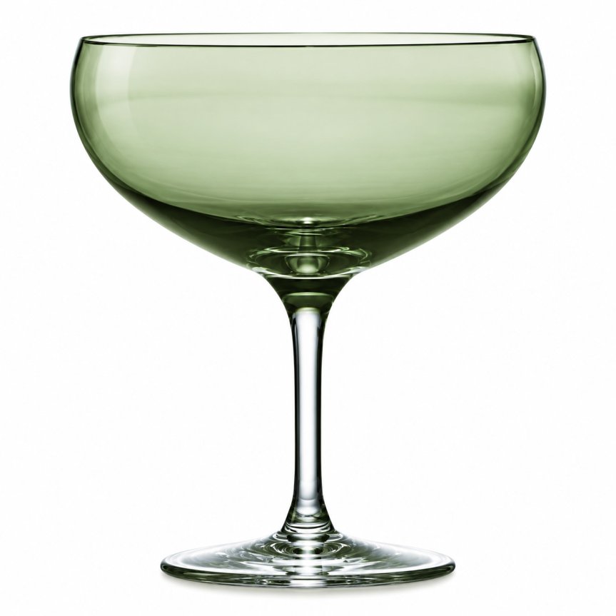 Zoom bild av Magnor Happy Champagneglas Grön Coupe 28 cl