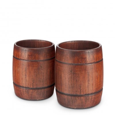 Wood Barrel tumblerglas 35 cl 2-pack