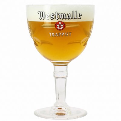 Trappist Westmalle glas verre glass new Belgium 33 cl Belgium classic model 