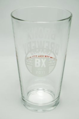 Bronx Brewing company ölglas beer glass